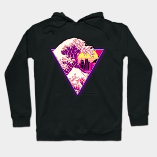 The Great Retro Wave off Kanagawa Hoodie